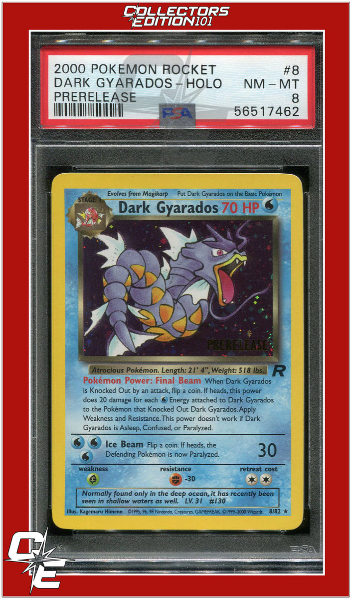 Pokemon Dark factory Gyarados Prerelease Promo