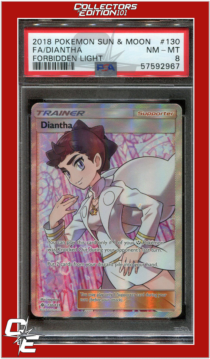 Pokemon Diantha hotsell 130/131 Full Art CGC 8.5 Graded Card