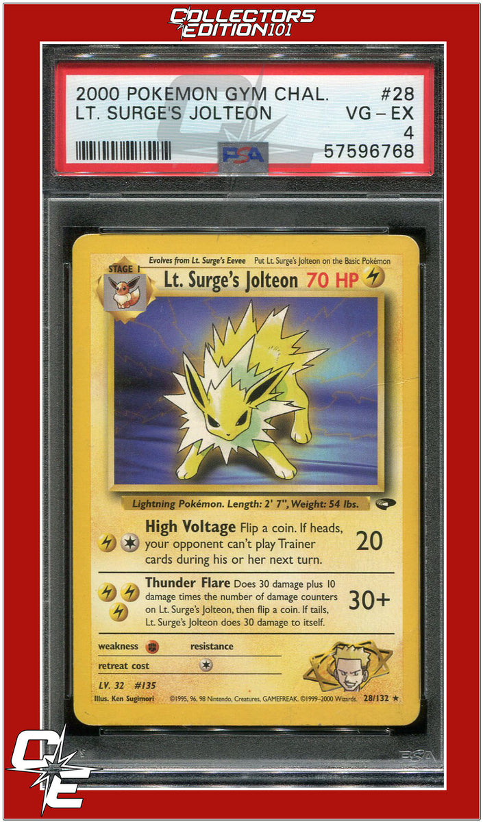 PSA 10 hotsell Japanese Lt. Surge's Jolteon