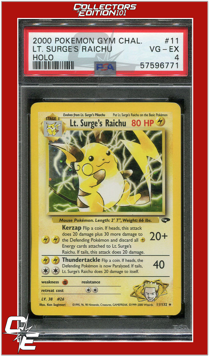 Gym Surge's Raichu outlet CGC 9