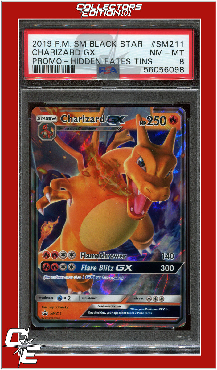 SM Black Star Promo SM211 Charizard GX PSA 8 | Collectors