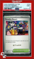 2025 World Championships Paradise Resort SVP English STAFF PSA 9
