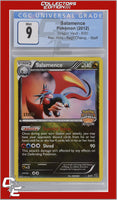 Dragon Vault Salamence 8 Holo Crosshatch 2013 Spring Regional STAFF CGC 9
