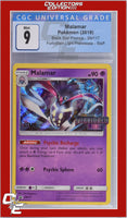 SM Black Star Promo Malamar SM117 Forbidden Light Prerelease STAFF CGC 9

