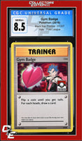 XY Black Star Promo Gym Badge XY207 Pokemon League CGC 8.5
