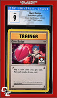 XY Black Star Promo Gym Badge XY207 Pokemon League CGC 9

