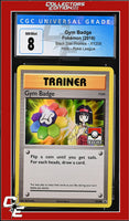 XY Black Star Promo Gym Badge XY206 Pokemon League CGC 8
