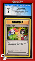 XY Black Star Promo Gym Badge XY206 Pokemon League CGC 8
