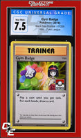 XY Black Star Promo Gym Badge XY206 Pokemon League CGC 7.5
