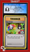 XY Black Star Promo Gym Badge XY206 Pokemon League CGC 8.5
