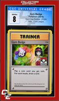XY Black Star Promo Gym Badge XY206 Pokemon League CGC 8
