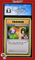 XY Black Star Promo Gym Badge XY206 Pokemon League CGC 8.5
