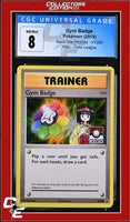XY Black Star Promo Gym Badge XY206 Pokemon League CGC 8

