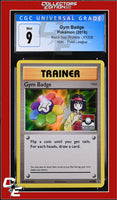 XY Black Star Promo Gym Badge XY206 Pokemon League CGC 9
