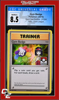 XY Black Star Promo Gym Badge XY206 Pokemon League CGC 8.5
