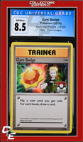 XY Black Star Promo Gym Badge XY205 Pokemon League CGC 8.5
