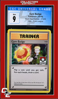 XY Black Star Promo Gym Badge XY205 Pokemon League CGC 9
