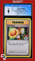 XY Black Star Promo Gym Badge XY205 Pokemon League CGC 9
