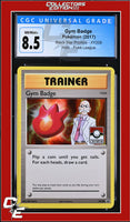 XY Black Star Promo Gym Badge XY209 Pokemon League CGC 8.5
