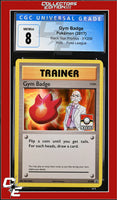 XY Black Star Promo Gym Badge XY209 Pokemon League CGC 8

