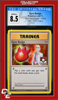 XY Black Star Promo Gym Badge XY209 Pokemon League CGC 8.5

