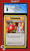 XY Black Star Promo Gym Badge XY209 Pokemon League CGC 8
