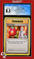 XY Black Star Promo Gym Badge XY209 Pokemon League CGC 8.5

