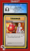 XY Black Star Promo Gym Badge XY209 Pokemon League CGC 8.5
