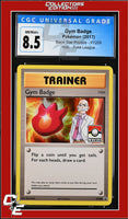 XY Black Star Promo Gym Badge XY209 Pokemon League CGC 8.5

