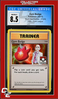 XY Black Star Promo Gym Badge XY209 Pokemon League CGC 8.5
