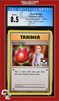 XY Black Star Promo Gym Badge XY209 Pokemon League CGC 8.5
