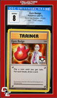 XY Black Star Promo Gym Badge XY209 Pokemon League CGC 8
