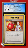 XY Black Star Promo Gym Badge XY209 Pokemon League CGC 7.5
