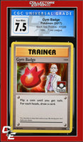 XY Black Star Promo Gym Badge XY209 Pokemon League CGC 7.5
