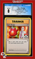 XY Black Star Promo Gym Badge XY209 Pokemon League CGC 8
