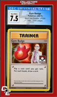XY Black Star Promo Gym Badge XY209 Pokemon League CGC 7.5

