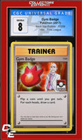 XY Black Star Promo Gym Badge XY209 Pokemon League CGC 8
