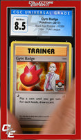 XY Black Star Promo Gym Badge XY209 Pokemon League CGC 8.5

