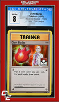 XY Black Star Promo Gym Badge XY209 Pokemon League CGC 8
