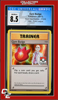 XY Black Star Promo Gym Badge XY209 Pokemon League CGC 8.5

