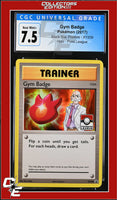 XY Black Star Promo Gym Badge XY209 Pokemon League CGC 7.5
