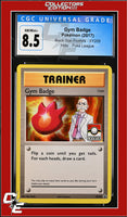 XY Black Star Promo Gym Badge XY209 Pokemon League CGC 8.5
