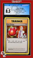 XY Black Star Promo Gym Badge XY209 Pokemon League CGC 8.5
