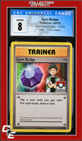 XY Black Star Promo Gym Badge XY203 Pokemon League CGC 8
