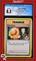 XY Black Star Promo Gym Badge XY205 Pokemon League CGC 8.5
