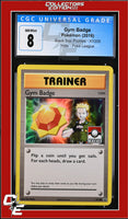 XY Black Star Promo Gym Badge XY205 Pokemon League CGC 8
