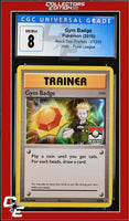 XY Black Star Promo Gym Badge XY205 Pokemon League CGC 8
