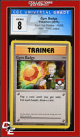 XY Black Star Promo Gym Badge XY205 Pokemon League CGC 8
