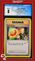 XY Black Star Promo Gym Badge XY205 Pokemon League CGC 8
