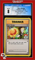 XY Black Star Promo Gym Badge XY205 Pokemon League CGC 8
